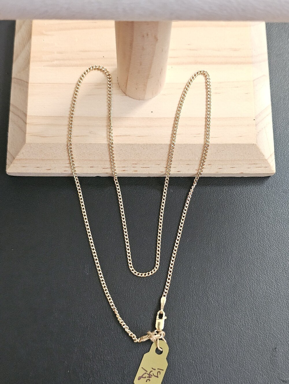 14k Gold Two Tone Necklace 18 Inch